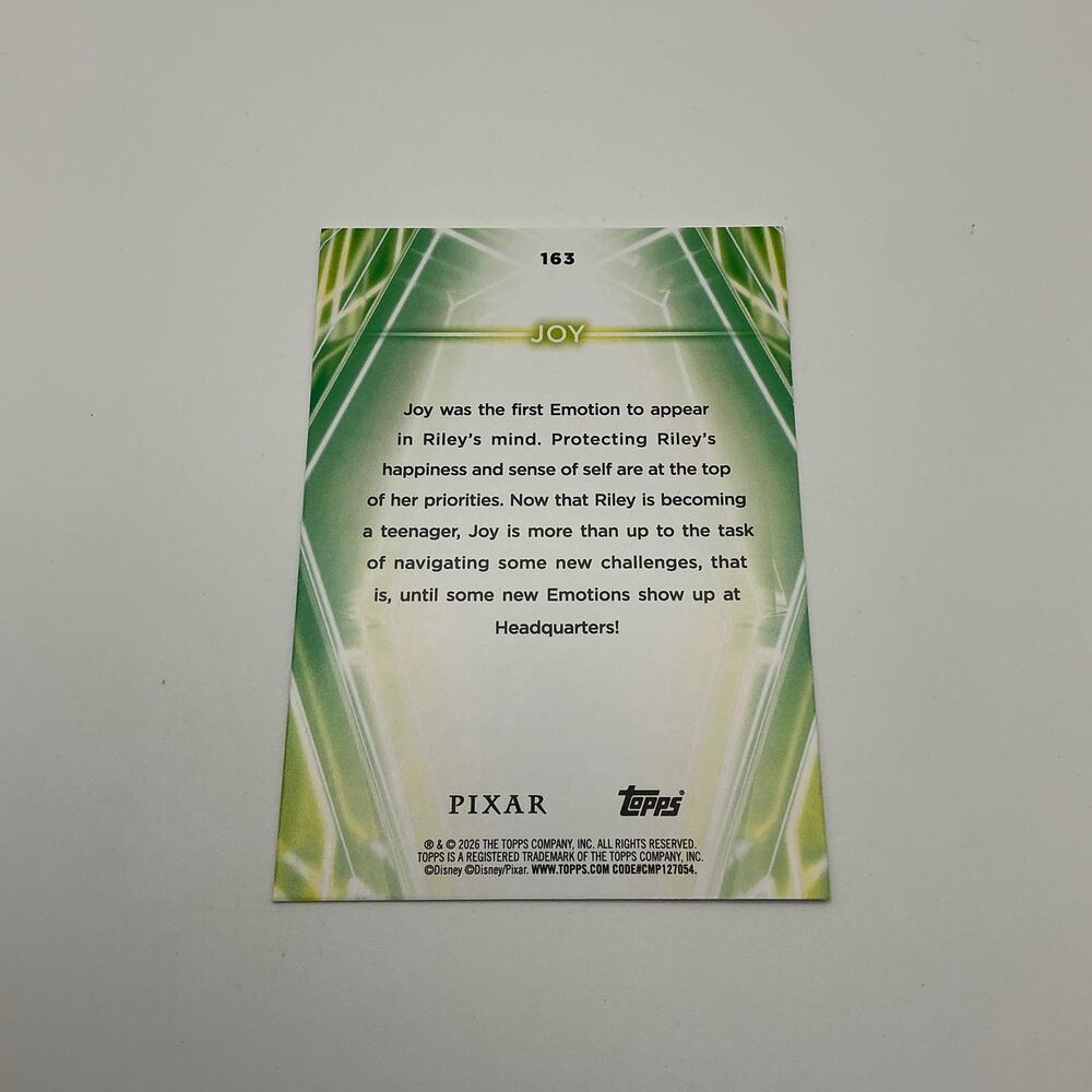 Topps Chrome Disney Pixar Joy 47/99 Numbered Card - Picture 2 of 5